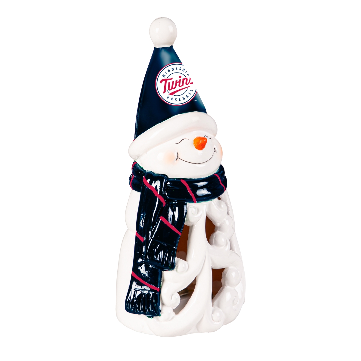 194645824 8 in. Minnesota Twins Statue - LED Snowman