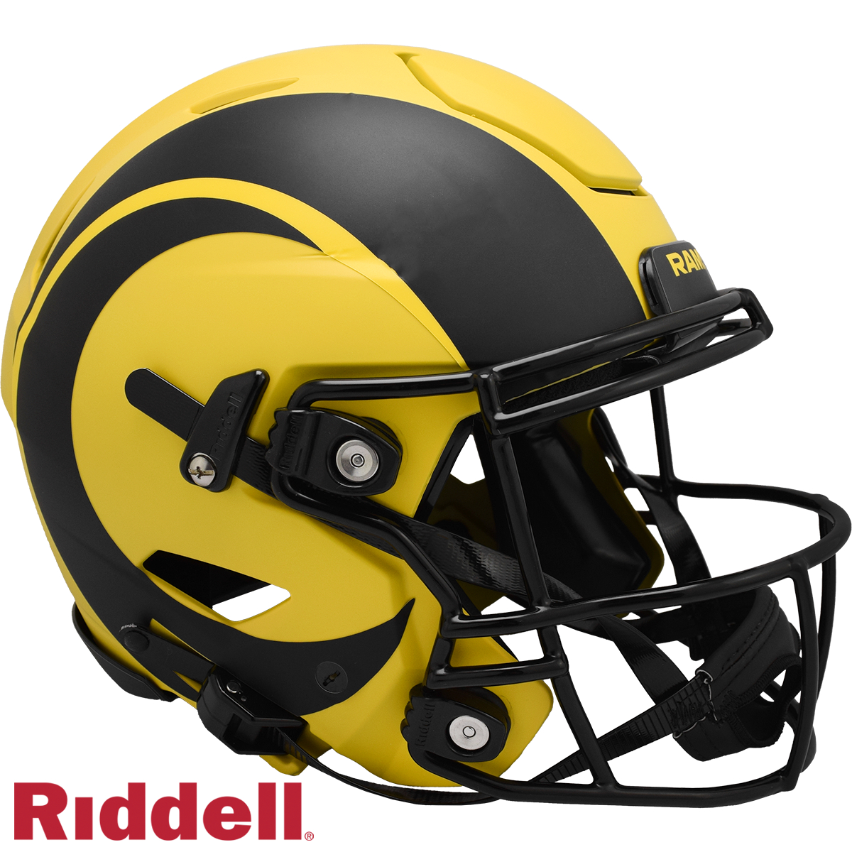 9585500575 Los Angeles Rams Helmet -  Authentic Full Size Speed Flex Style Rave Alternate