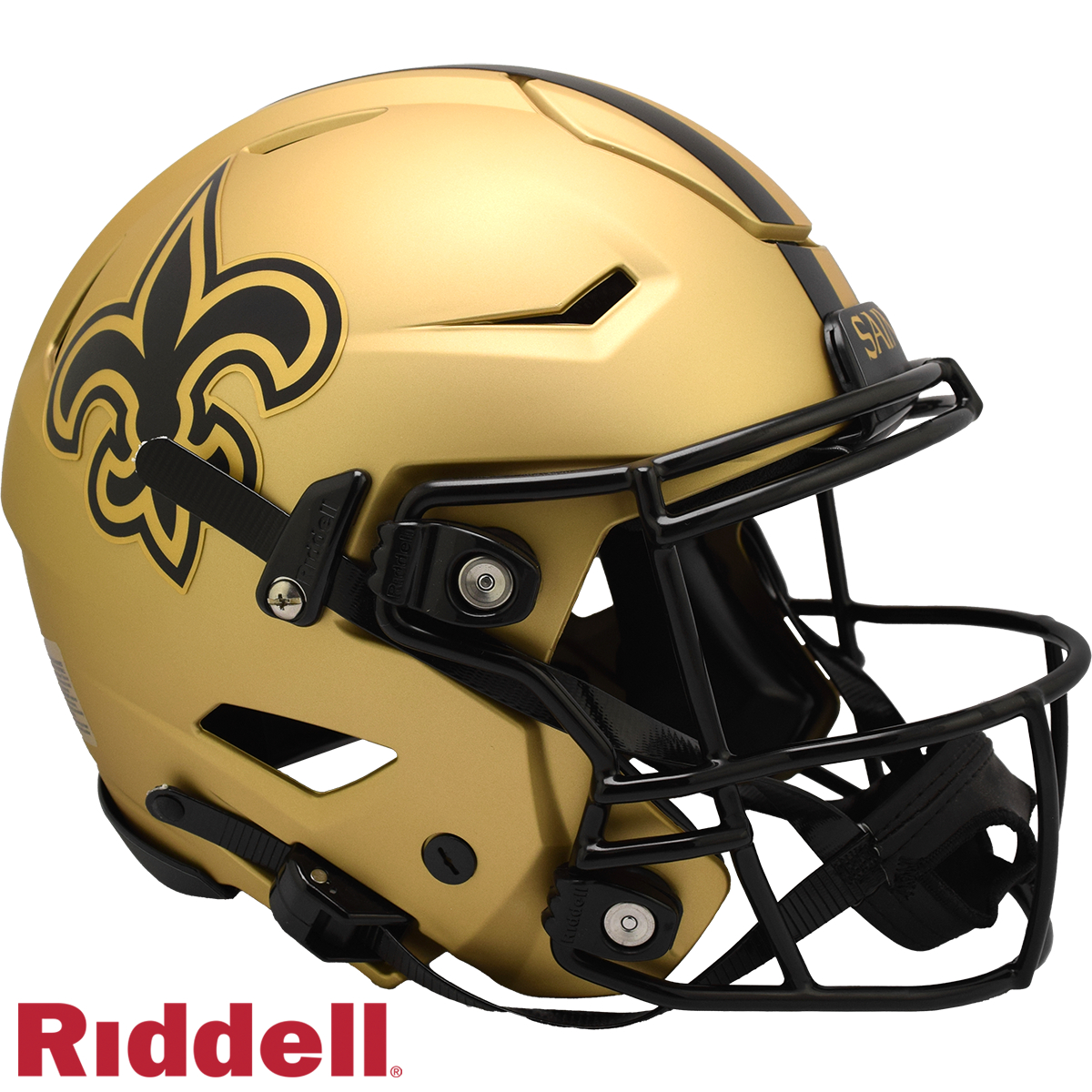 9585500577 New Orleans Saints Helmet -  Authentic Full Size Speed Flex Style Rave Alternate