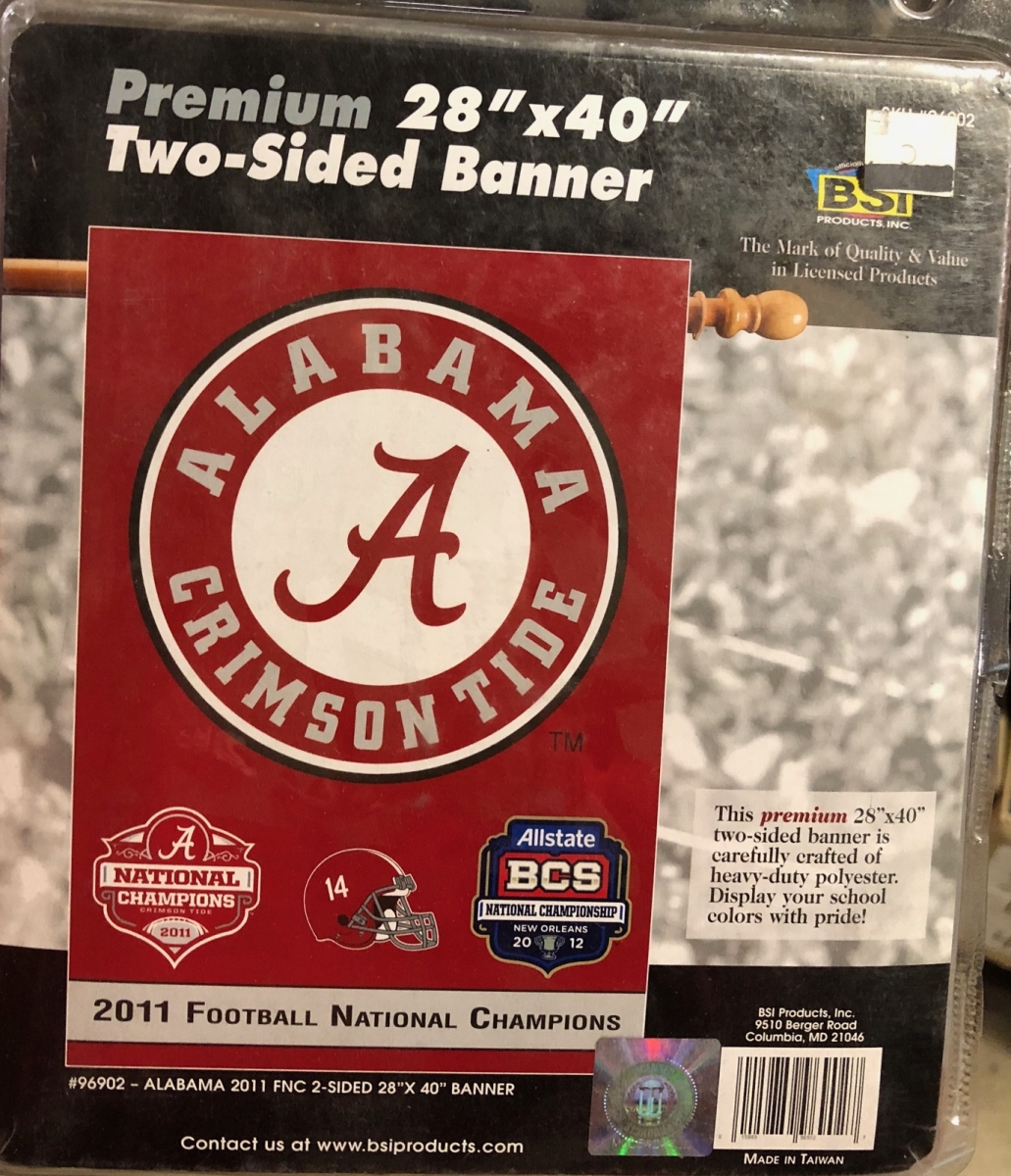 1588996902 3 x 5 in. Alabama Crimson Tide Flag -  2012 National Champ