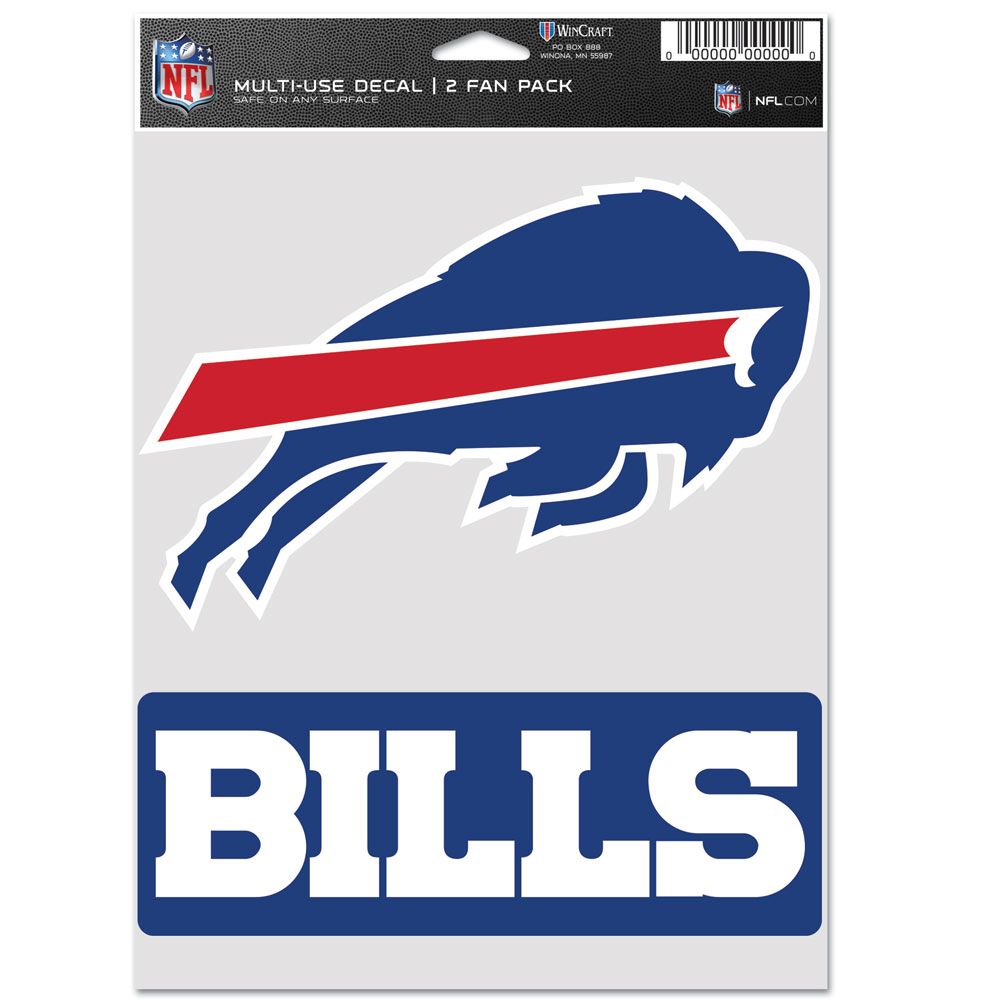 9416636914 Buffalo Bills Decal - Multi Use Fan - Pack of 2