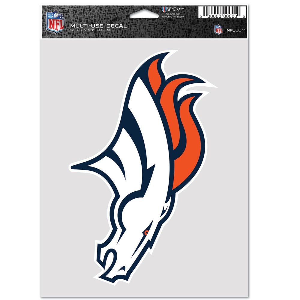 9416636924 Denver Broncos Multi Use Fan Decal - Single