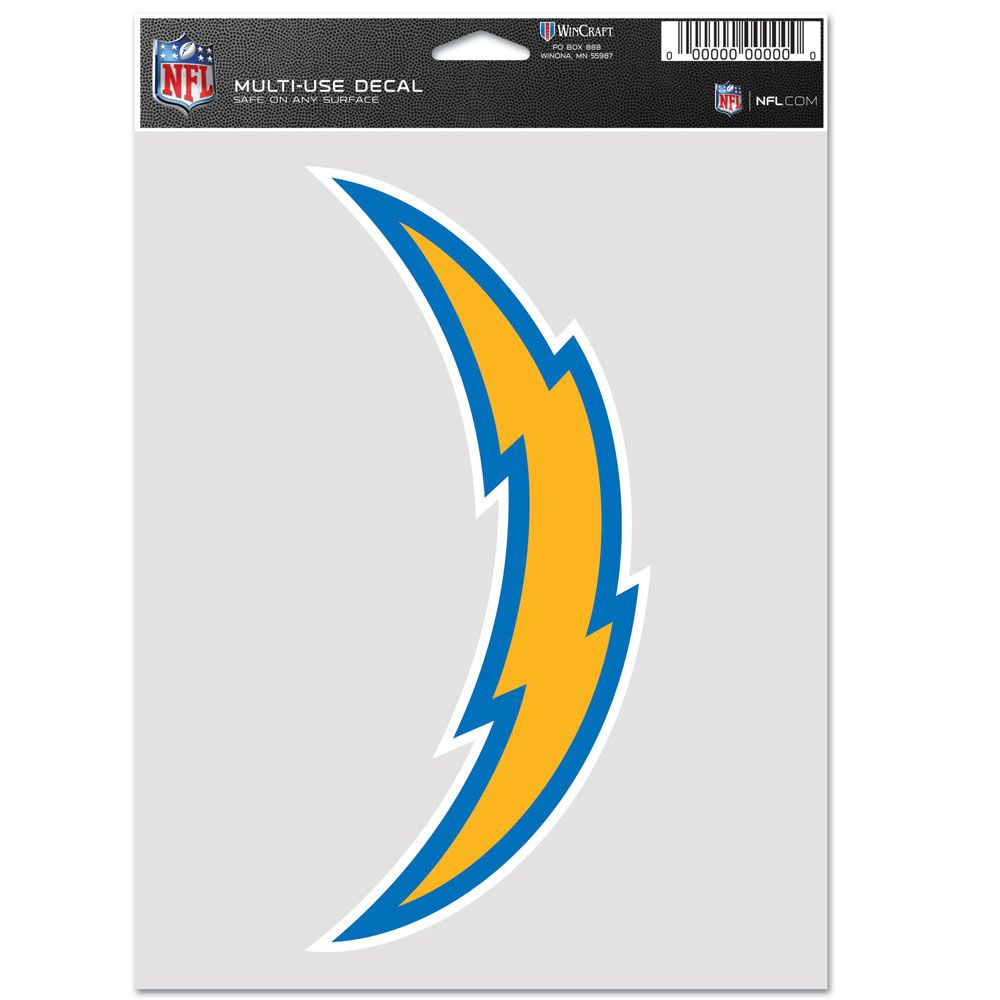 9416636977 Los Angeles Chargers Multi Use Fan Decal - Single