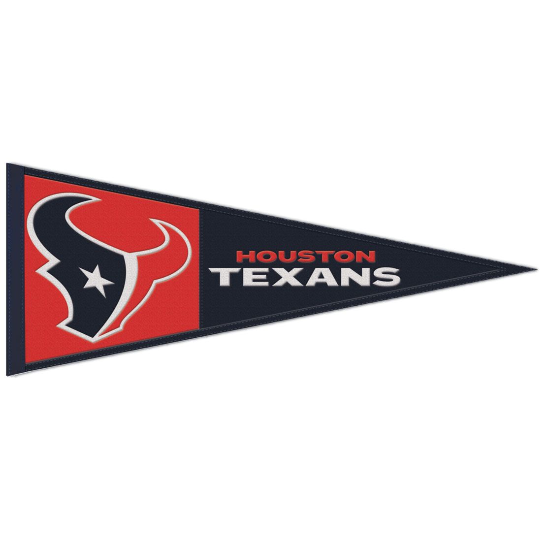 WinCraft Houston Texans 13" x 32" Wool Primary Logo Pennant
