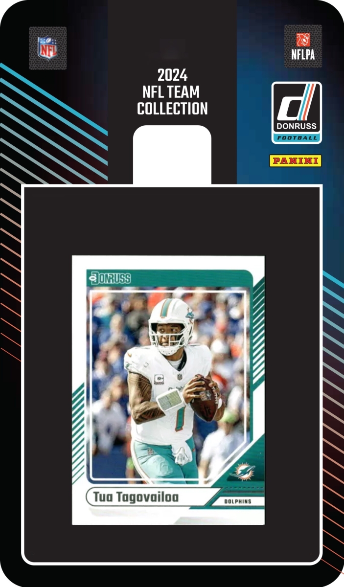 C&I Collectables 2345072963 Miami Dolphins 2024 Donruss Team Set