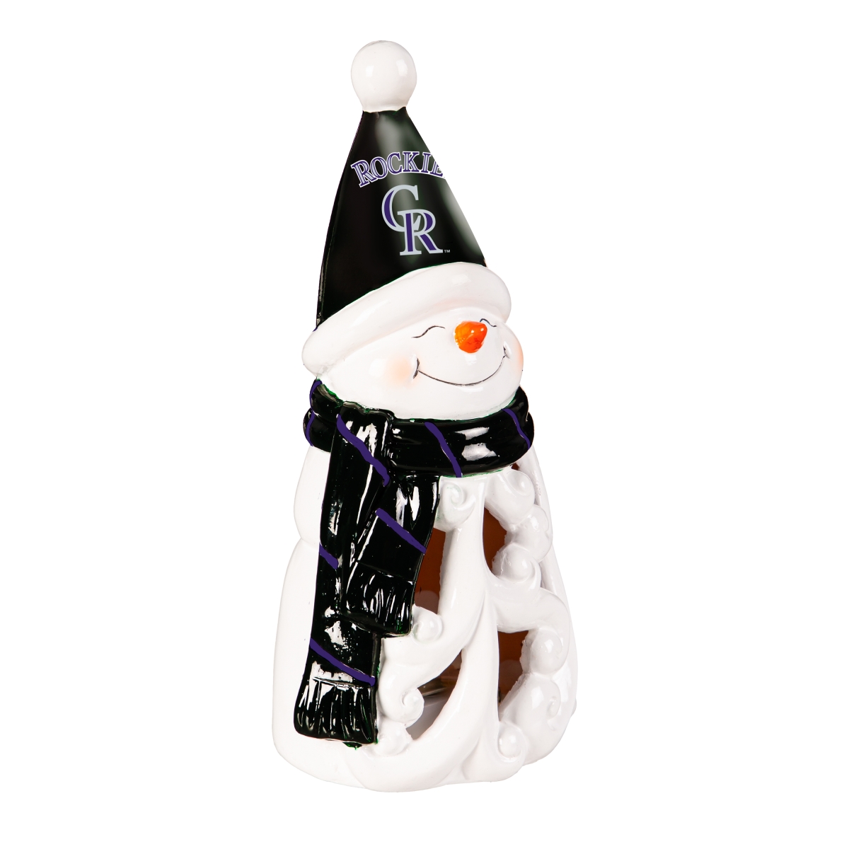 194645794 8 in. Colorado Rockies Statue - LED Snowman
