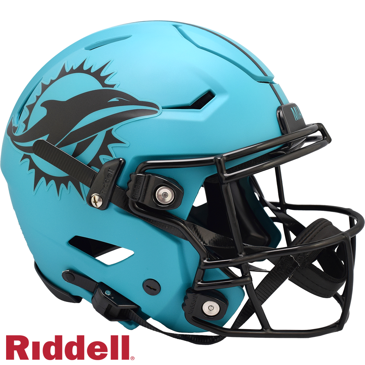 9585500565 Miami Dolphins Helmet -  Authentic Full Size Speed Flex Style Rave Alternate