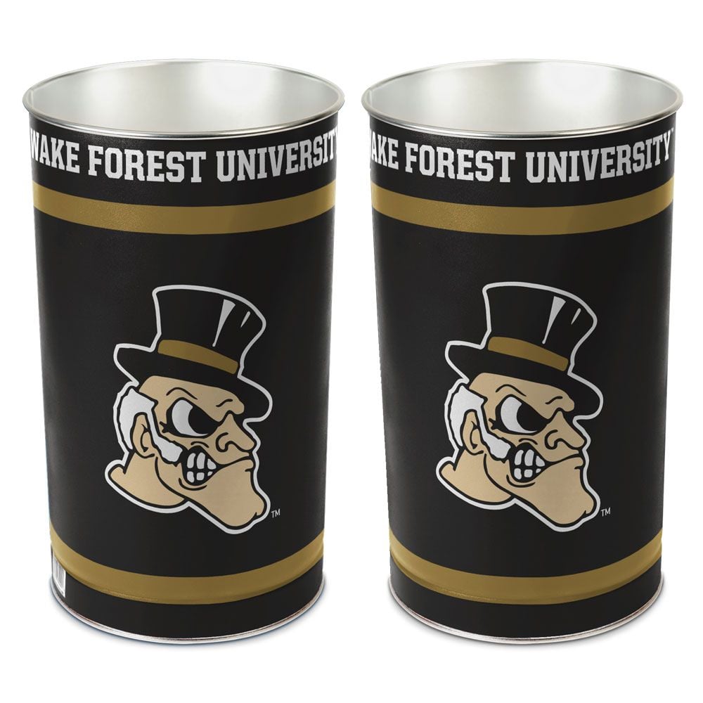 1094310730 15 in. Wake Forest Demon Deacons Wastebasket
