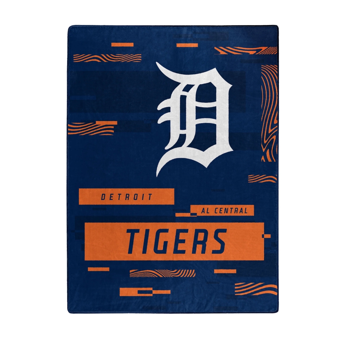 9060433295 60 x 80 in. Detroit Tigers Blanket - Raschel Digitize Design