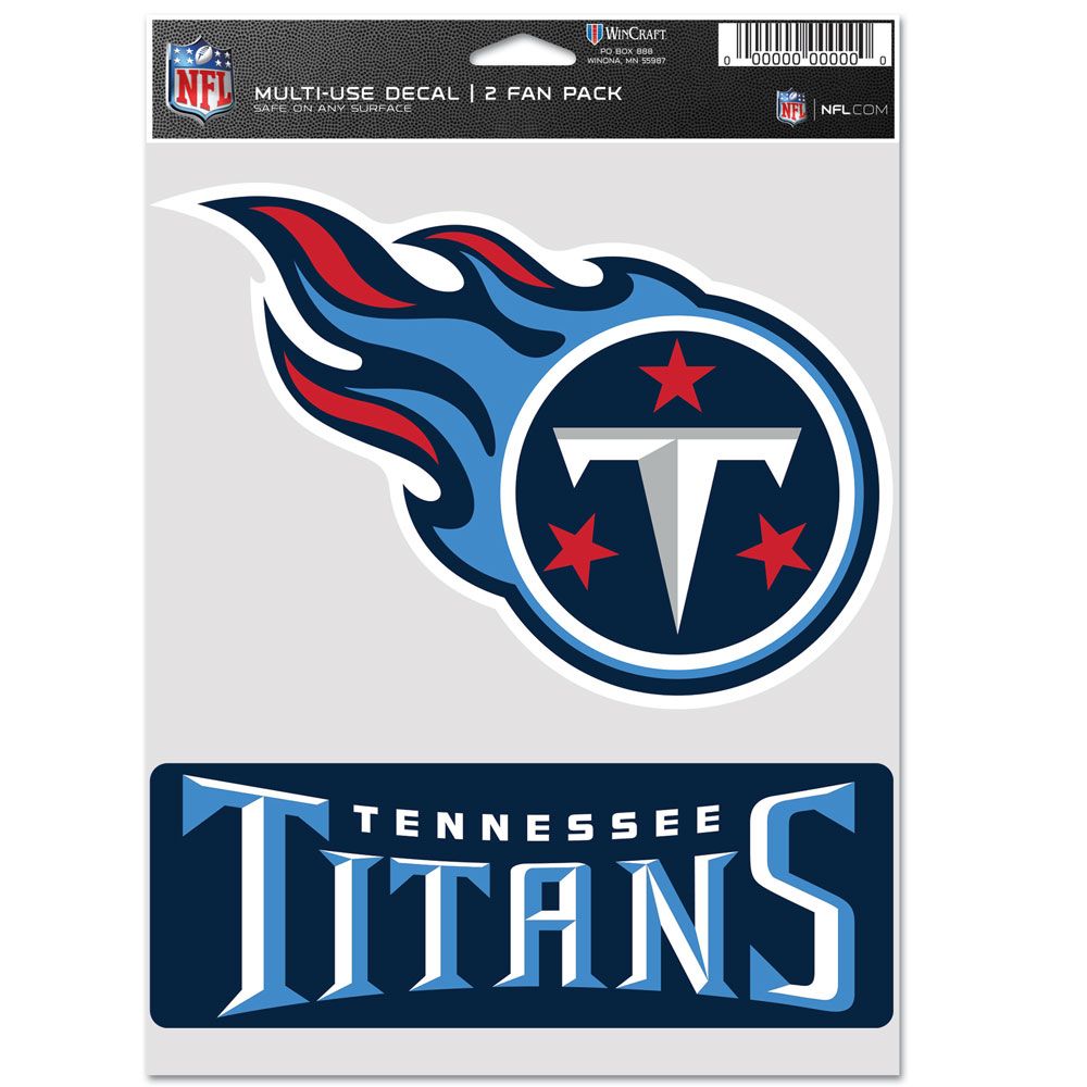 9416638144 Tennessee Titans Multi Use Fan Decal - Pack of 2