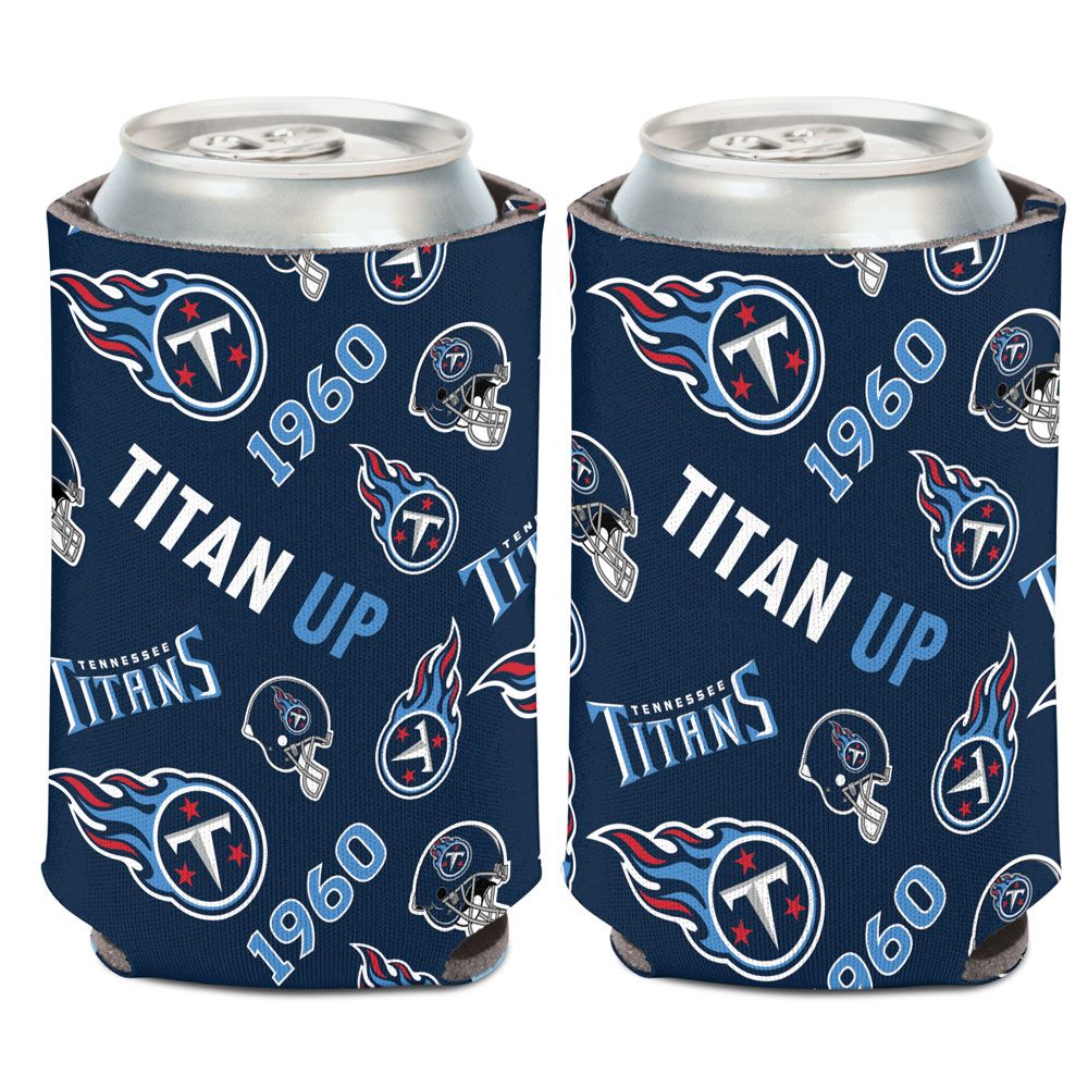 9416624252 Tennessee Titans Can Cooler - Scatter Print Design
