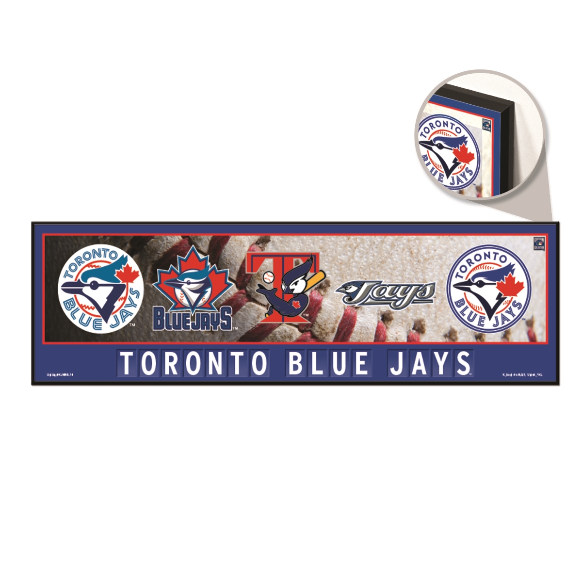 3208549003 9 x 30 in. Toronto Blue Jays Sign - Wood Evolution