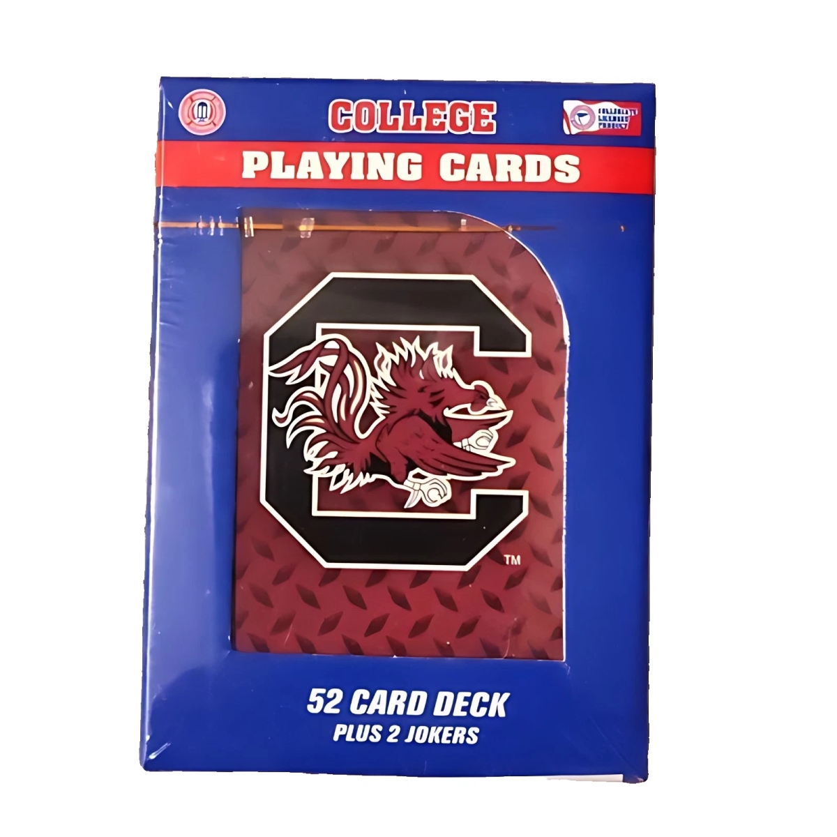 5717543078 South Carolina Gamecocks Playing Cards Diamond Plate