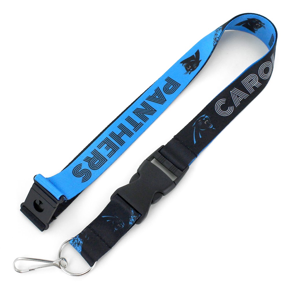 Aminco 6326408212 Carolina Panthers Lanyard - Crossfade Design