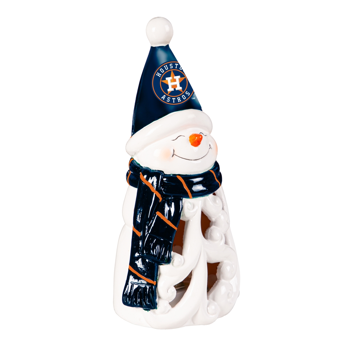 194645802 8 in. Houston Astros Statue - LED Snowman