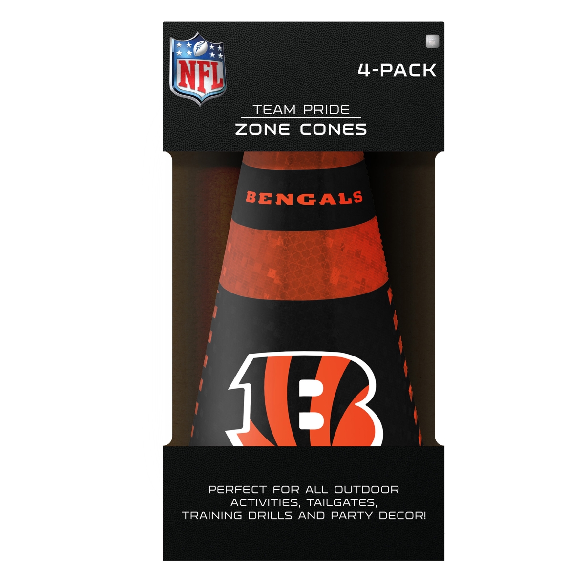 4033141889 Cincinnati Bengals Zone Cones - Pack of 4