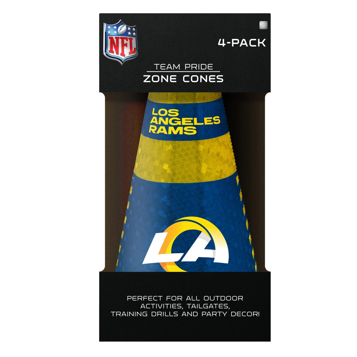 4033141900 Los Angeles Rams Zone Cones - Pack of 4