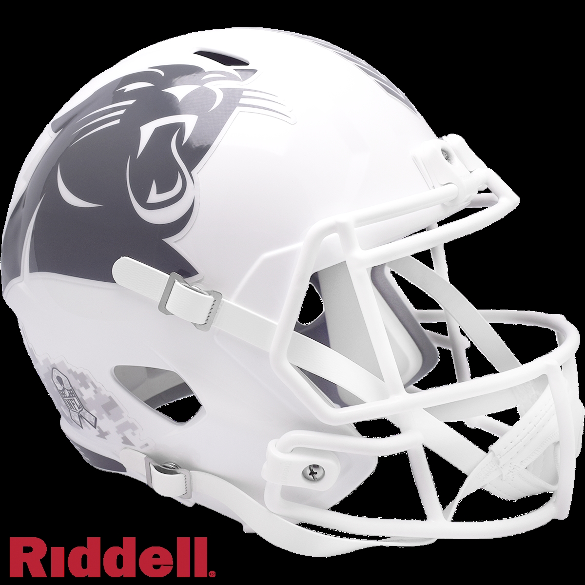9585500276 Carolina Panthers Helmet -  Replica Speed Style Salute to Service 2024 - Full Size