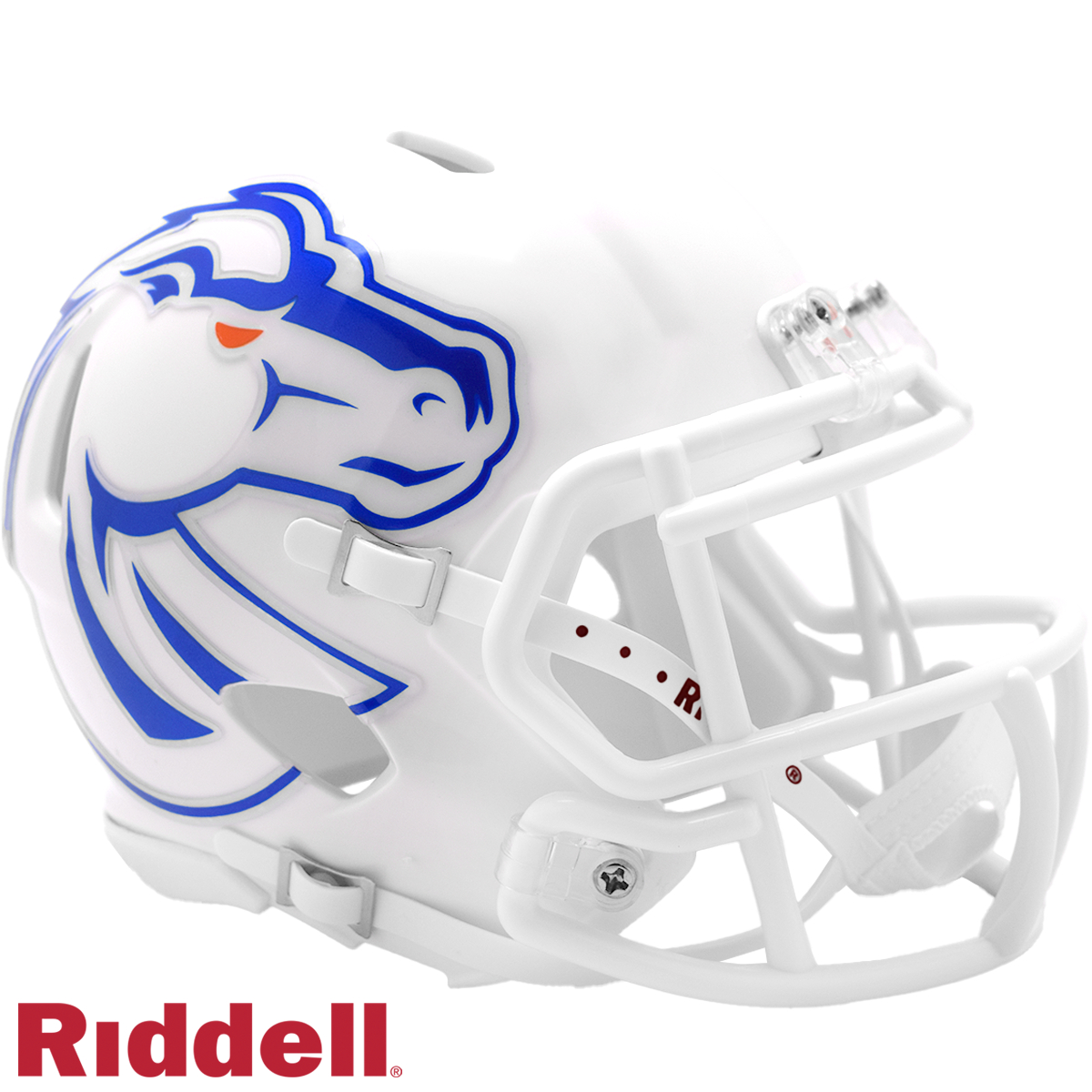 9585590426 Boise State Broncos Helmet -  Replica Mini Speed Style White 2024