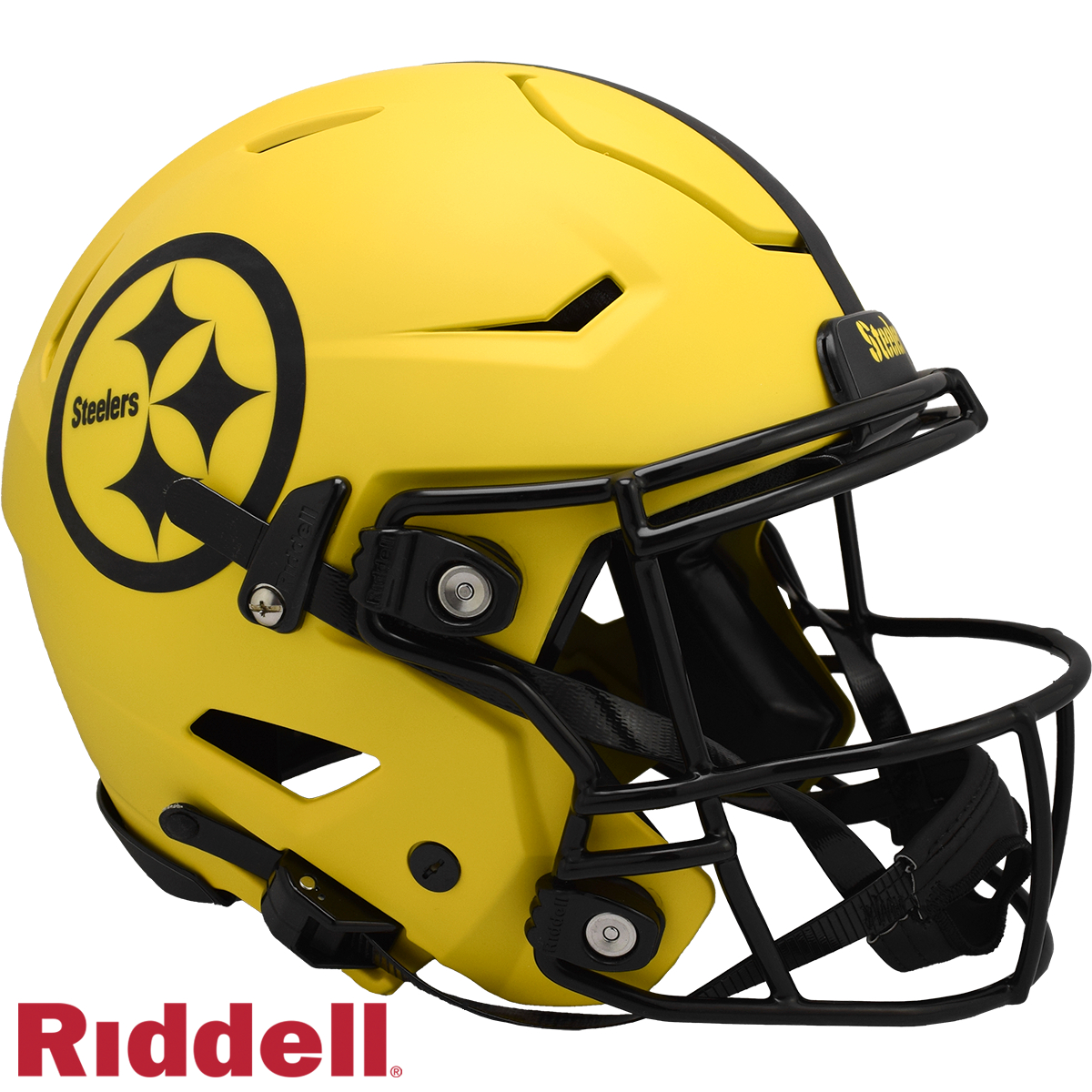 9585500579 Pittsburgh Steelers Helmet -  Authentic Full Size Speed Flex Style Rave Alternate