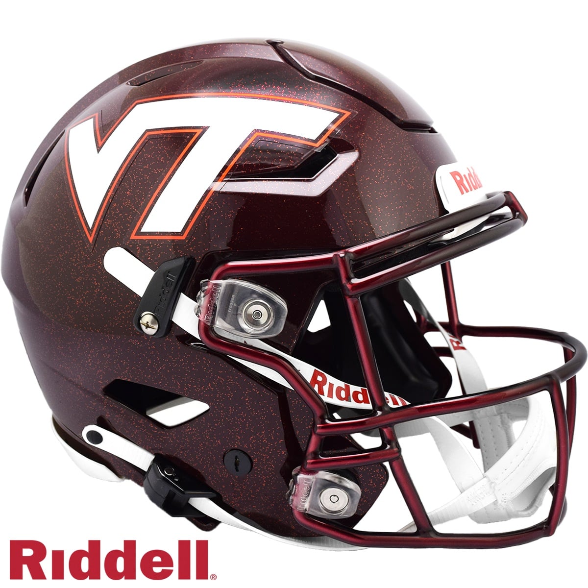 9585533611 Virginia Tech Hokies Helmet -  Authentic Full Size Speed Flex Style Maroon
