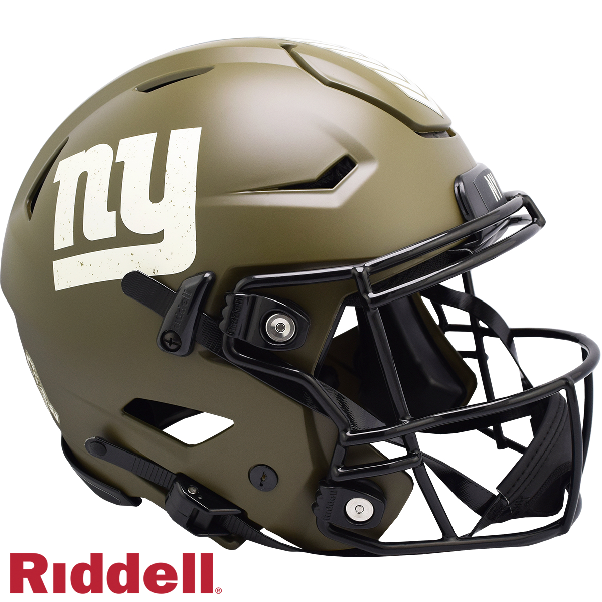 9585563176   York Giants Helmet -  Authentic Full Size Speed Flex Style Salute To Service 2022
