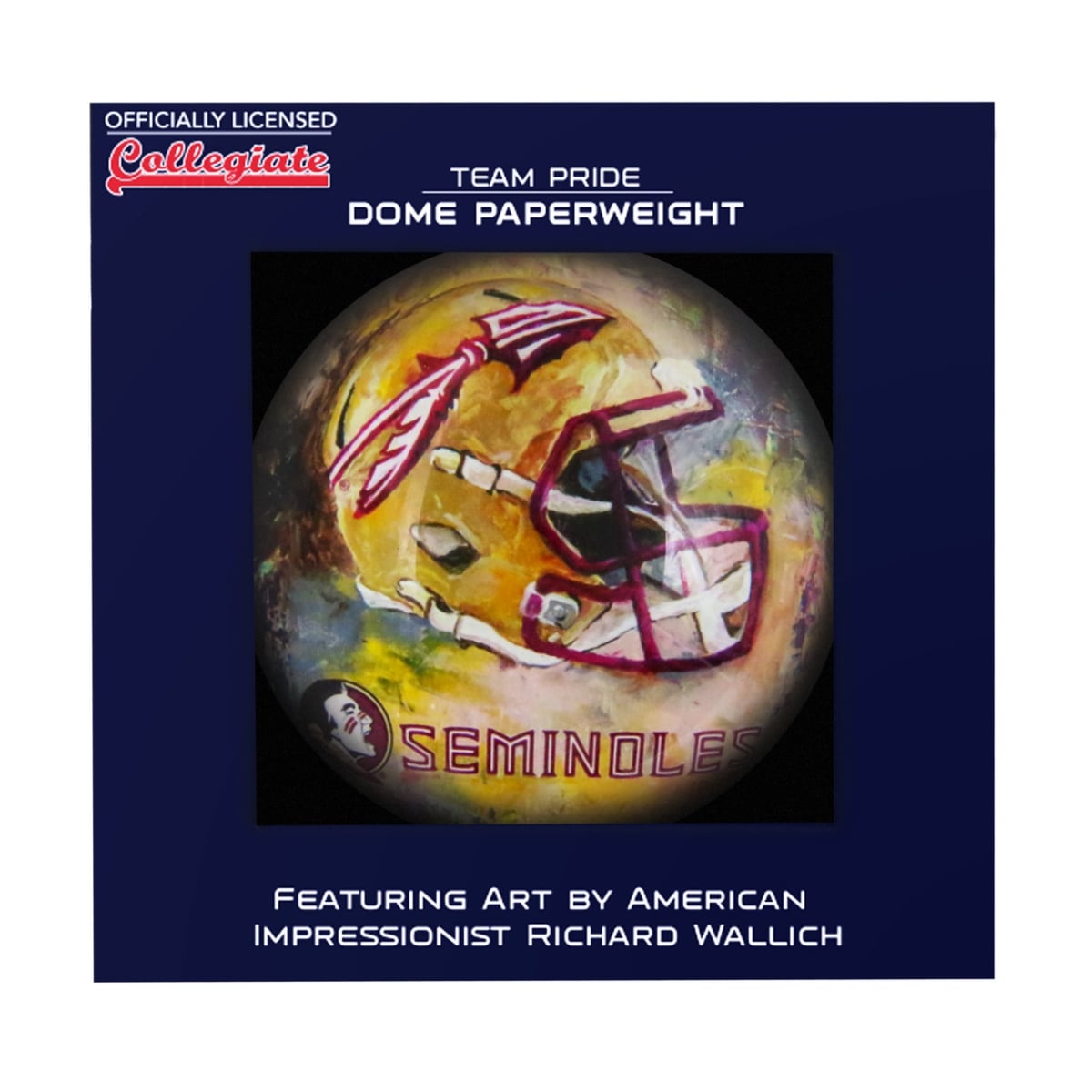 1007944655 Florida State Seminoles Paperweight Domed