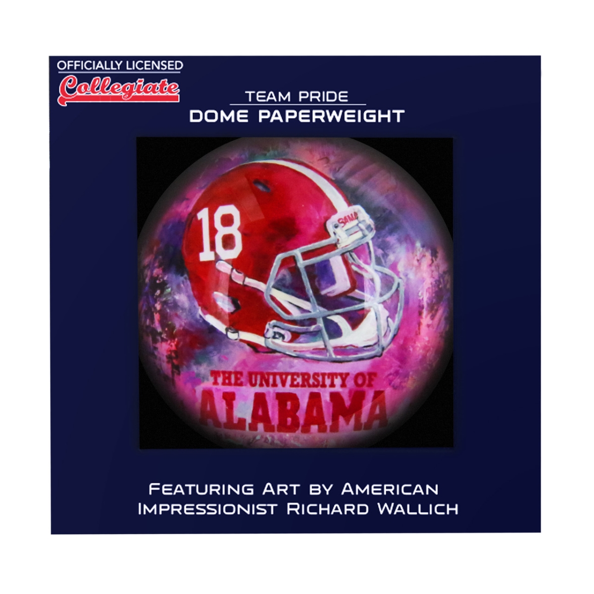 1007944651 Alabama Crimson Tide Paperweight Domed