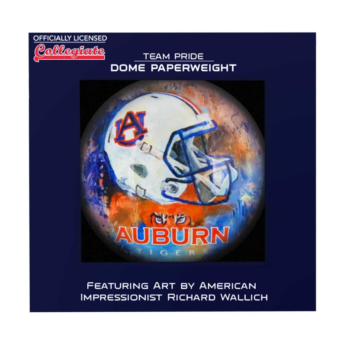 1007944652 Auburn Tigers Paperweight Domed