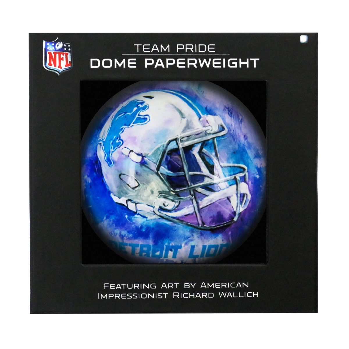 1007944629 Detroit Lions Paperweight Domed