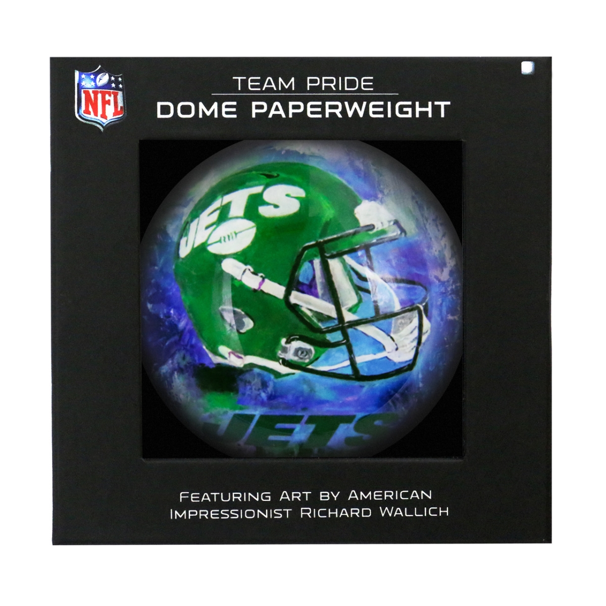1007944642   York Jets Paperweight Domed