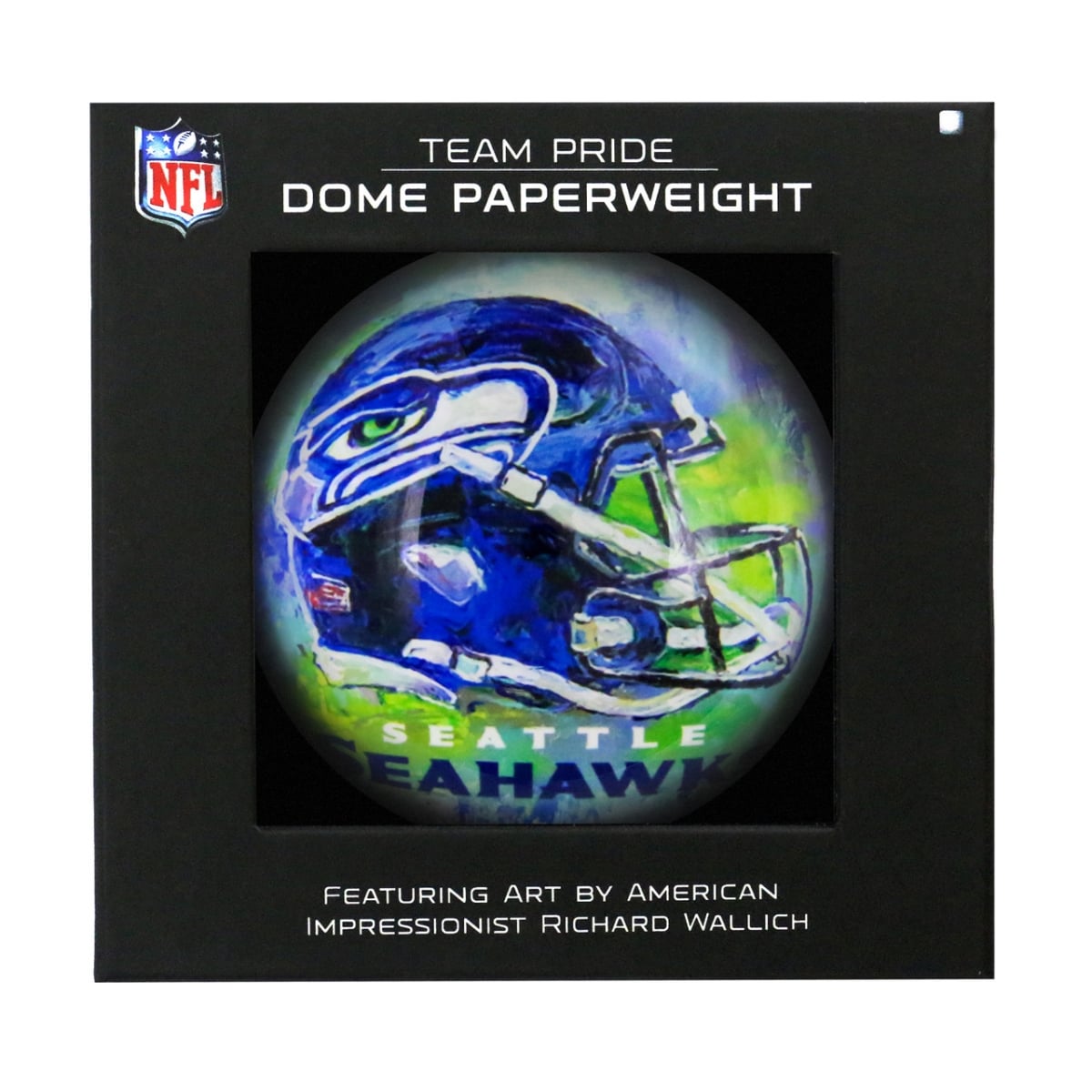 1007944647 Seattle Seahawks Paperweight Domed