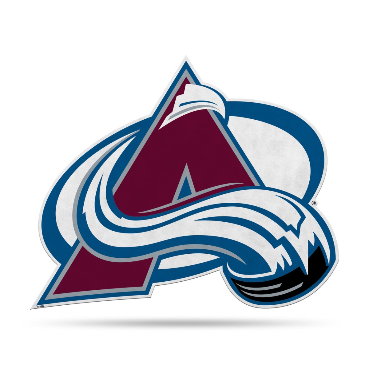 1140720647 Colorado Avalanche Pennant Shape Cut Logo Design