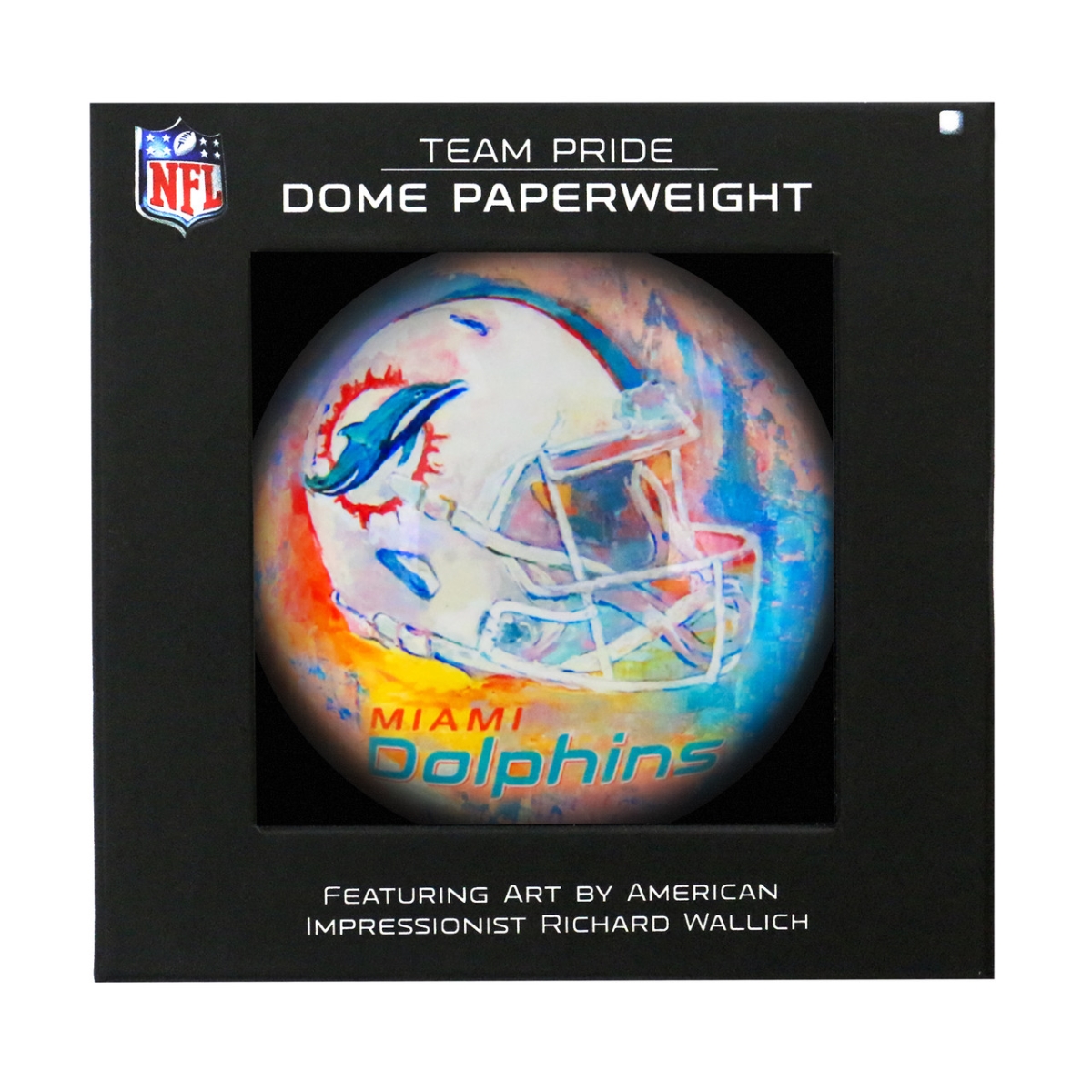 1007944637 Miami Dolphins Paperweight Domed
