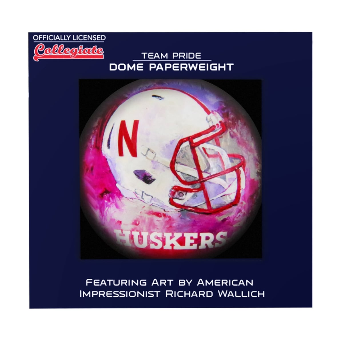 1007944660 Nebraska Cornhuskers Paperweight Domed