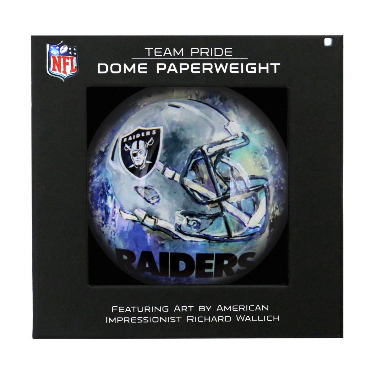 1007944643 Las Vegas Raiders Paperweight Domed