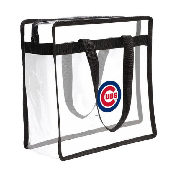 9416647664 Chicago Cubs Tote Bag - Clear Stadium