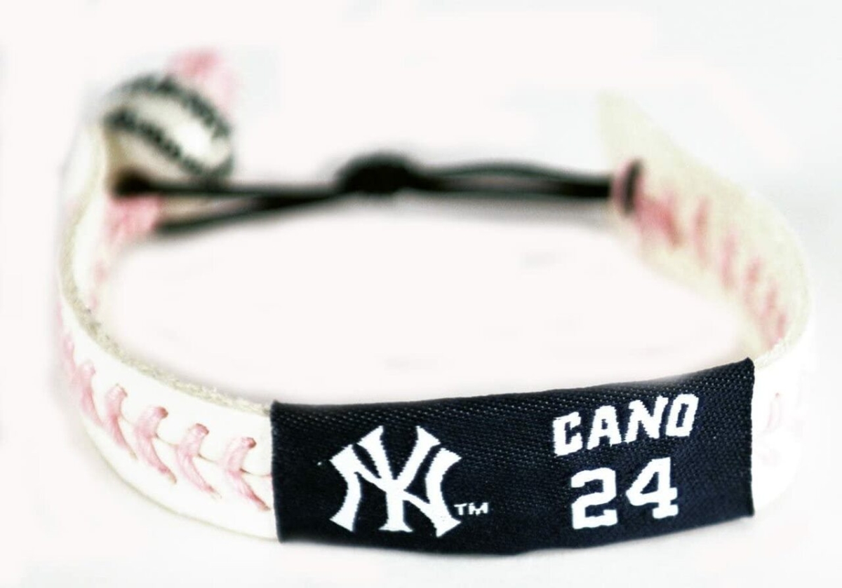 4421404602   York Yankees Bracelet - Baseball Pink Robinson Cano