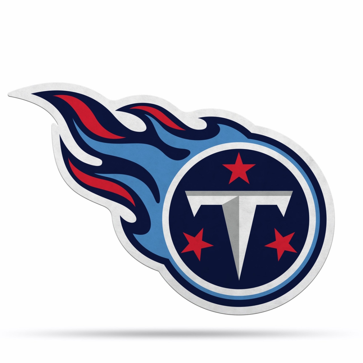 6734579115 Tennessee Titans Pennant Shape Cut Logo Design