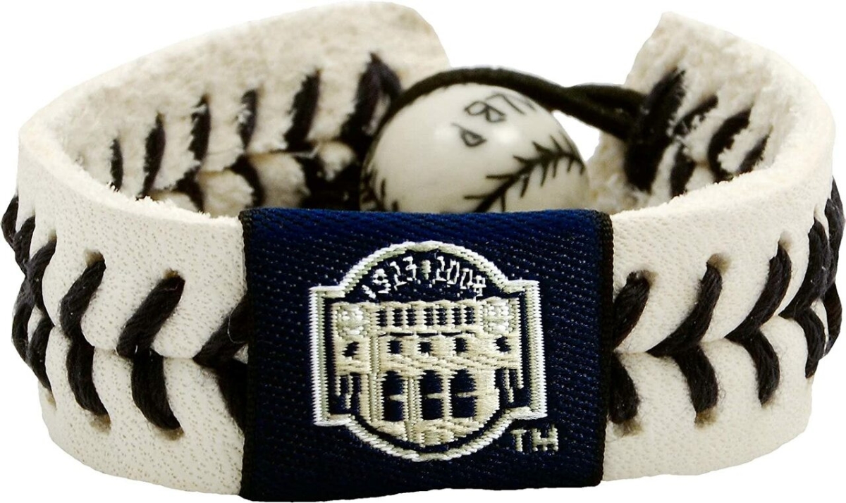 4421400498   York Yankees Bracelet - Genuine Baseball Stadium