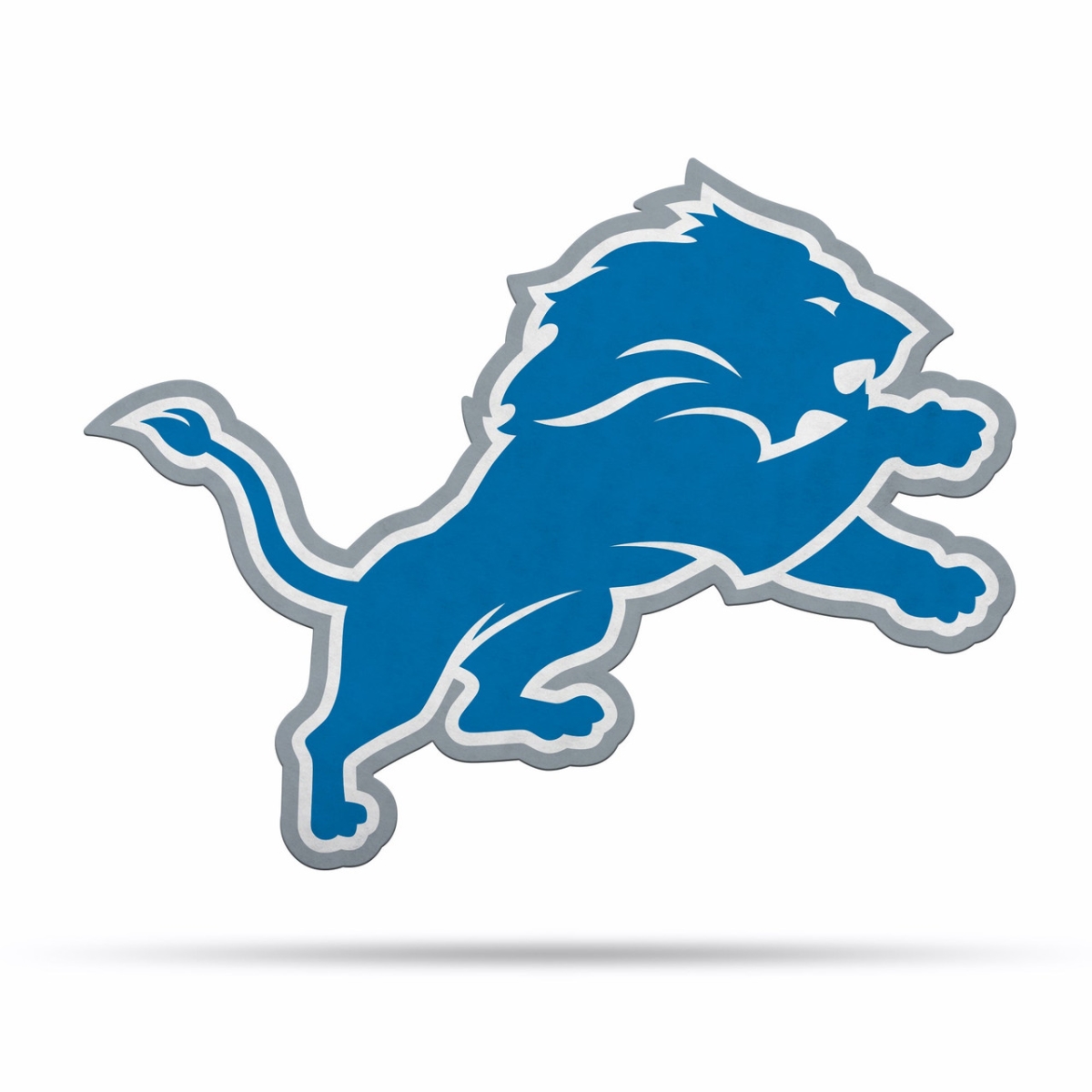 6734579134 Detroit Lions Pennant Shape Cut Logo Design