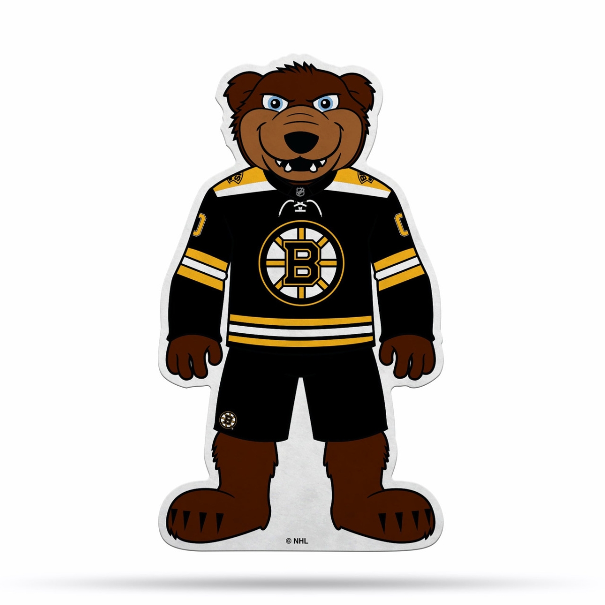 6734579006 Boston Bruins Pennant Shape Cut Mascot Design