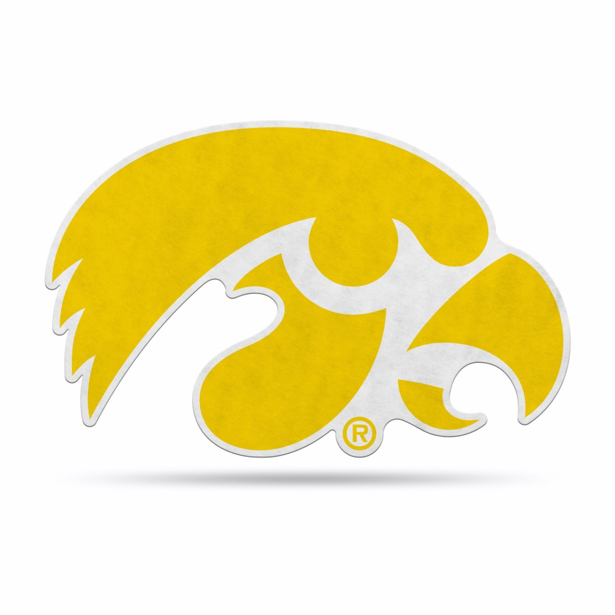 6734579184 Iowa Hawkeyes Pennant Shape Cut Logo Design