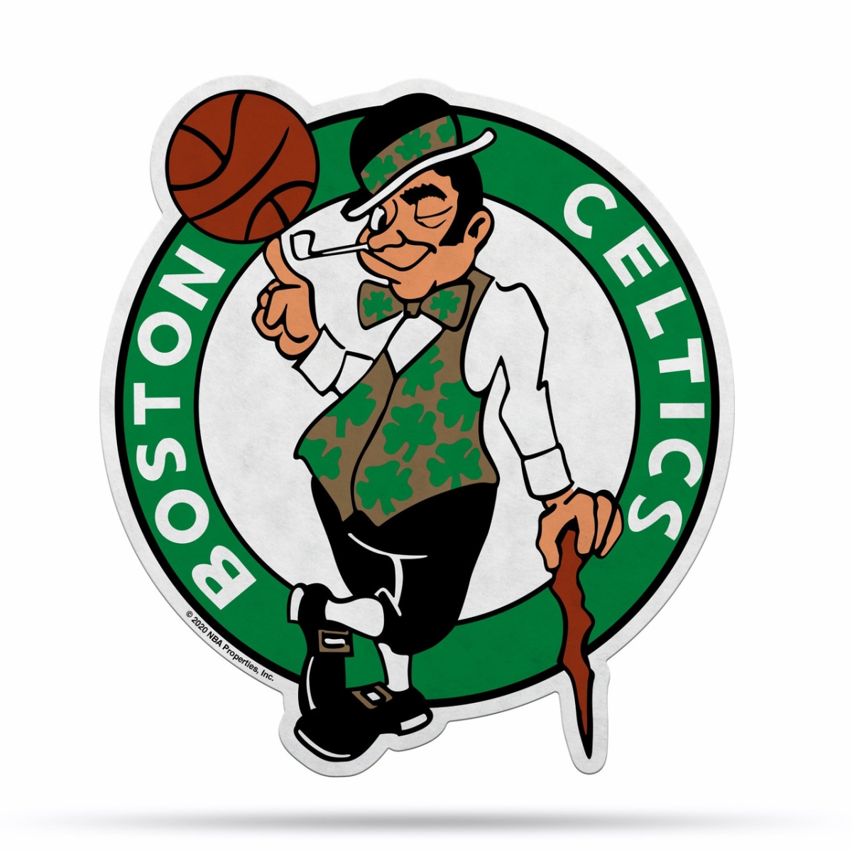 6734579093 Boston Celtics Pennant Shape Cut Logo Design