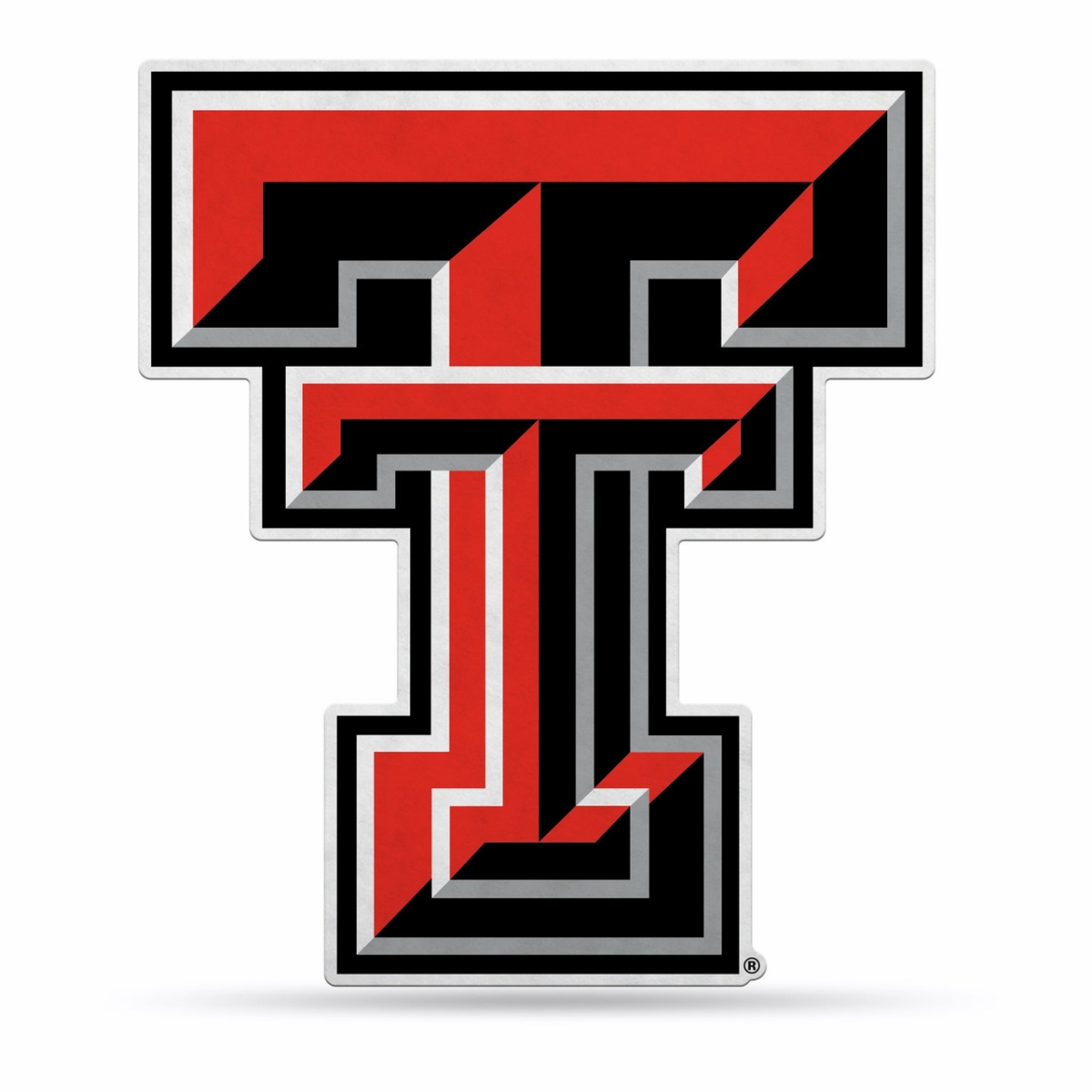 6734579189 Texas Tech Red Raiders Pennant Shape Cut Logo Design