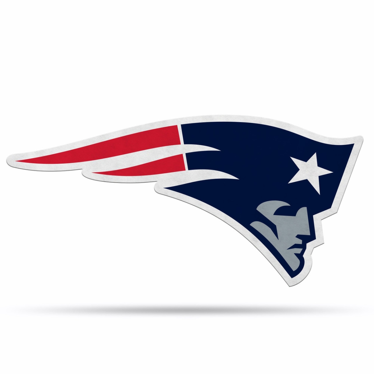 6734579125   England Patriots Pennant Shape Cut Logo Design