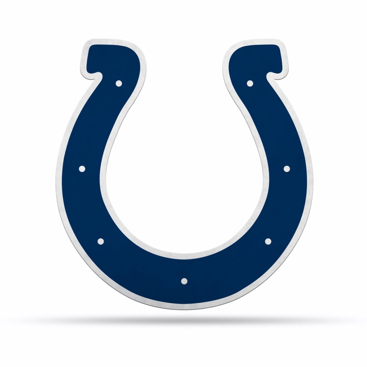 6734579136 Indianapolis Colts Pennant Shape Cut Logo Design