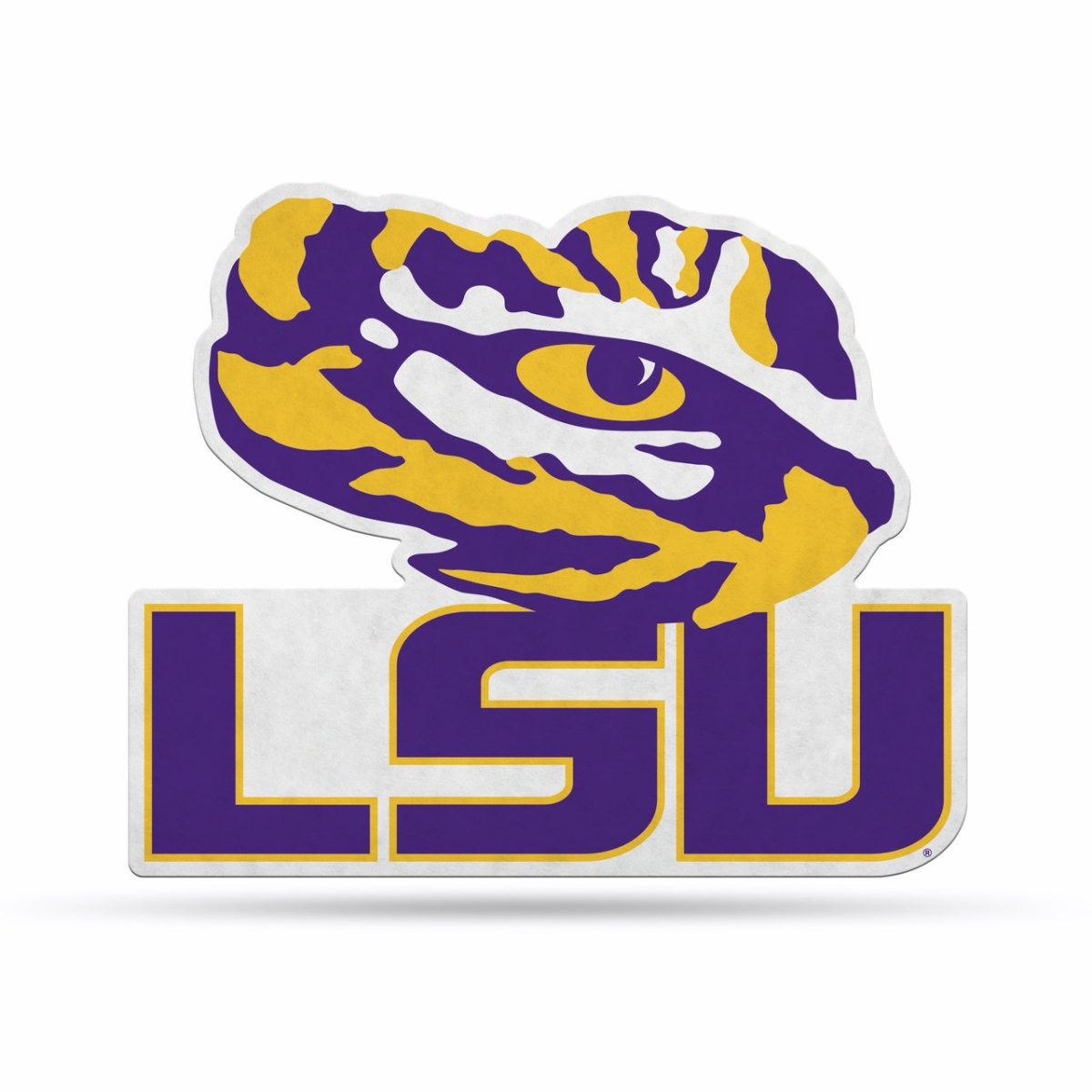 6734579179 LSU Tigers Pennant Shape Cut Logo Design