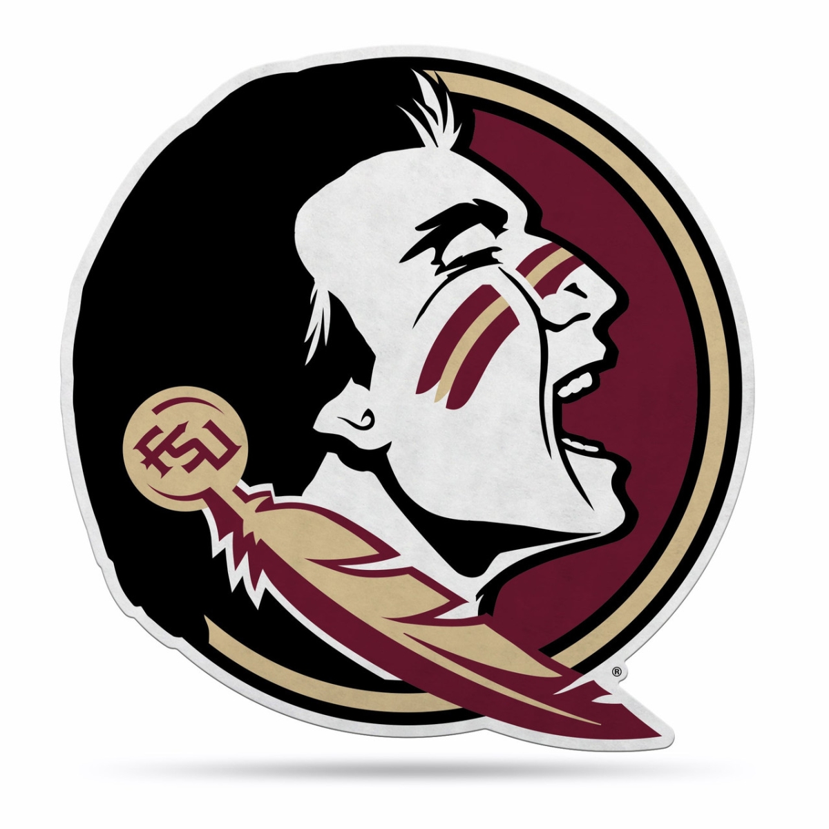 6734579207 Florida State Seminoles Pennant Shape Cut Logo Design