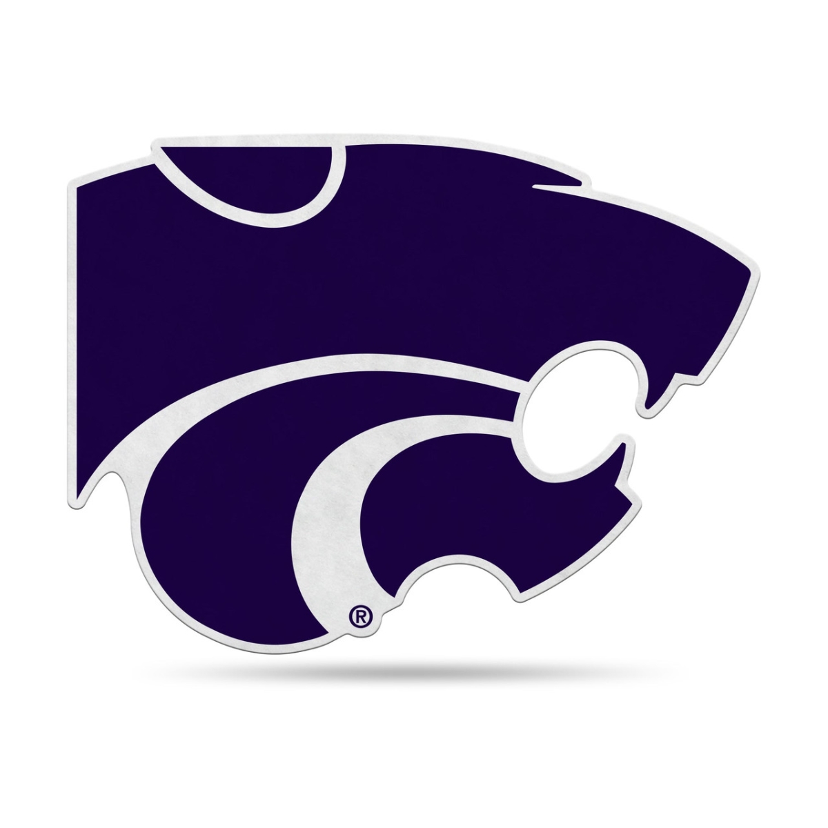 6734585257 Kansas State Wildcats Pennant Shape Cut Logo Design